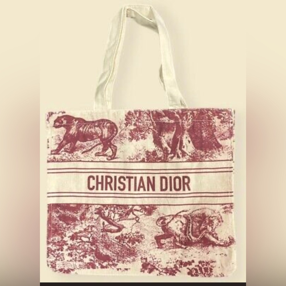 Christian Dior VIP tote bag red